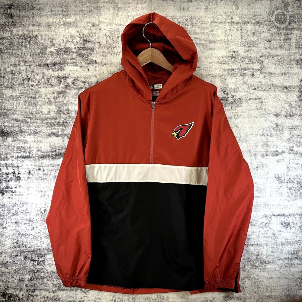 NFL Team Apparel Arizona Cardinals Windbreaker Jacket - Men's Size XL - Picture 1 of 7